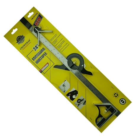 Escuadra Multiple Multiuso Combinada 600mm Crow-1