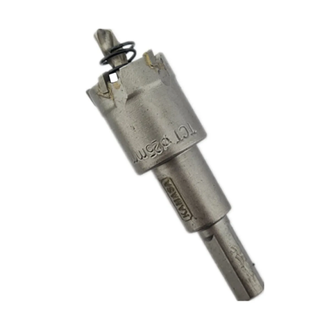 Broca Copa Tct Punta De Carburo Para Metal 25mm Km-0