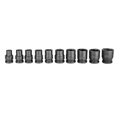Set De Dados Corto De Impacto 1/2 10 Piezas Total-0