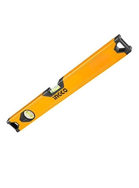 Nivel Aluminio 2 Burbujas 60cm Ingco Hsl58060-1