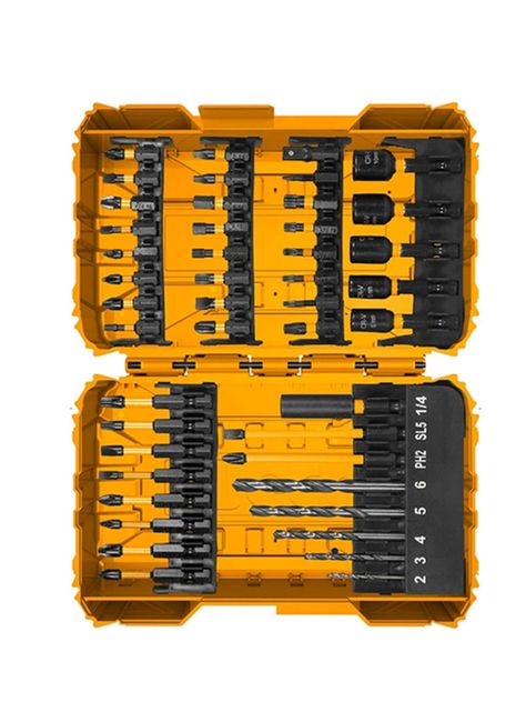 Set Juego De Puntas De Impacto 45 Piezas Ingco Akdl24502-1