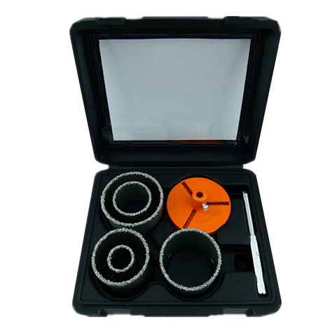 Set Broca Sierra Copa Diamantada 7 Piezas Mk0334-0