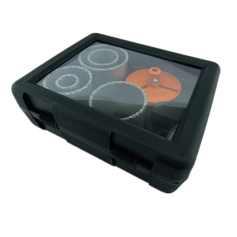 Set Broca Sierra Copa Diamantada 7 Piezas Mk0334-1