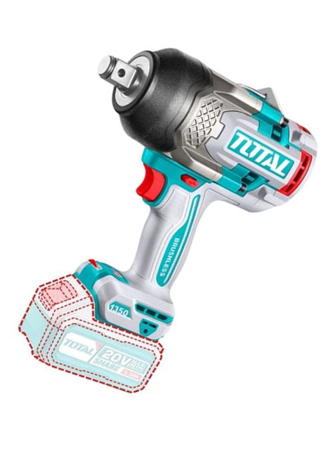 Taladro Pistola Llave Impacto 20v Total Tiwli201351-1