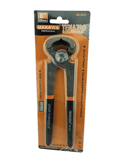 Pinza Tenaza Carpintero 8 Pulgadas (200mm) Makawa Mk0470-0