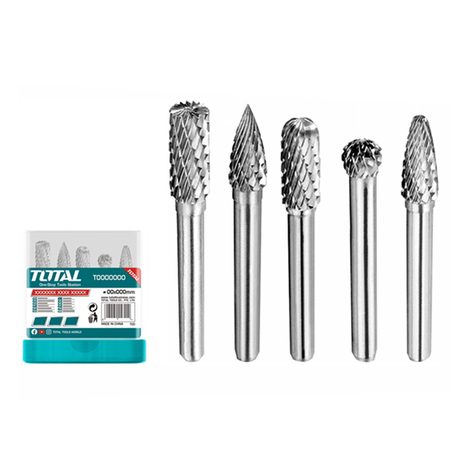 Limas Rotativas Fresa Broca P/ Rectificadora 5 Piezas Total-1