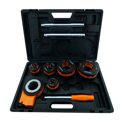 Set Kit Juego De Terrajas Manual Para Tubo 5 Piezas Makawa Mk0537-0