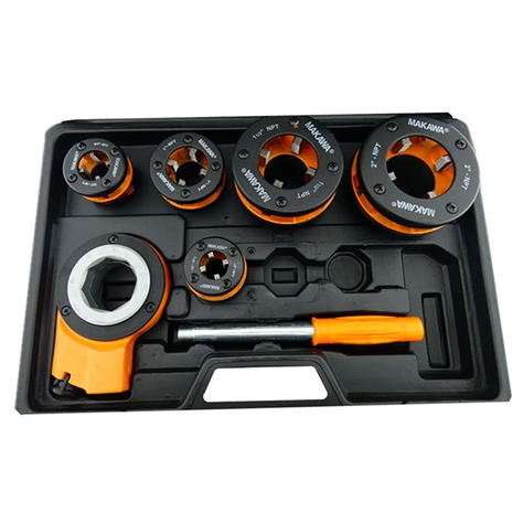 Set Kit Juego De Terrajas Manual Para Tubo 5 Piezas Makawa Mk0537-1