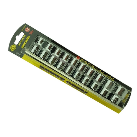 Set De Dados Hembra Hexagonal 10 Piezas Cmda9212-0