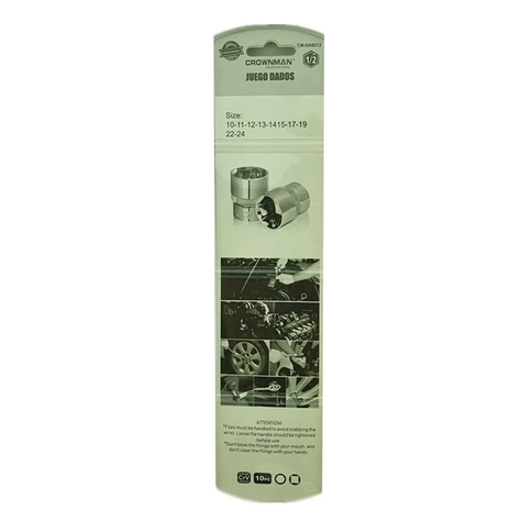 Set De Dados Hembra Hexagonal 10 Piezas Cmda9212-1