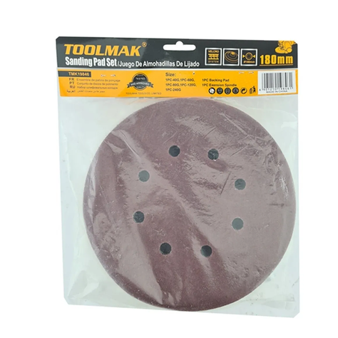 Accesorios P/ Pulir 180mm 7 PulG Con Adaptador Tmk-2