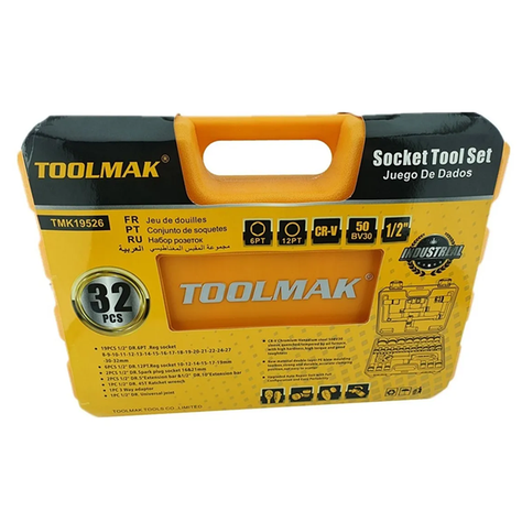 Set De Dados Con Chicharra 1/2 32 Piezas Tmk19526-3