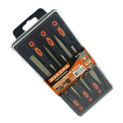 Juego De Limas De Acero 6 Piezas Makawa Mk0840-2