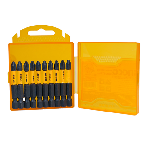 Puntas Phillips Hexagonal Impacto S2 Ph2 10 Piezas-0