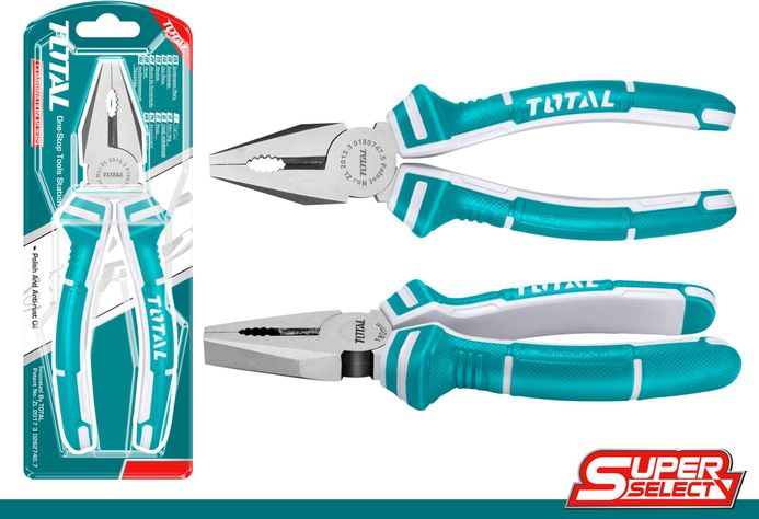 Alicate Pinza Universal 7 Pulgadas (180mm) Total Tht110706p-0