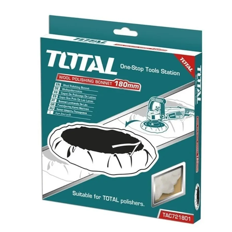 Bonete Disco Para Pulir 180mm Lana Total Tac721801-0