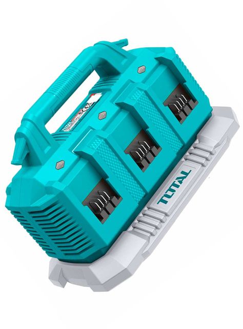 Cargador De Bateria 20v 4ah 6 Puertos Total Tfcli2064  -2