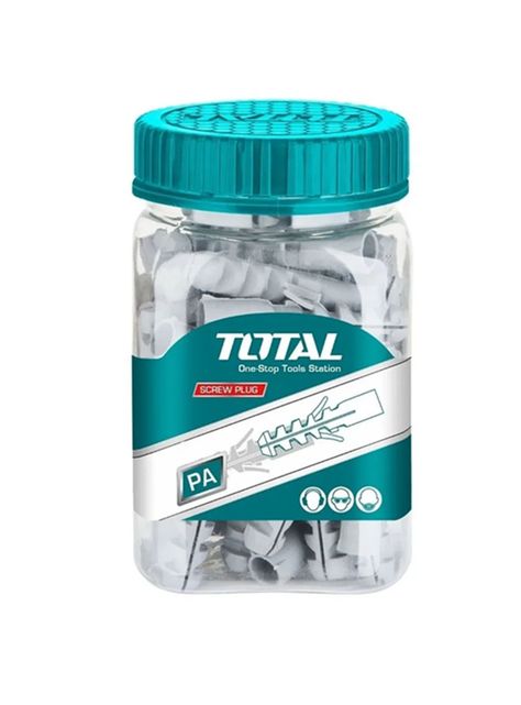Tarugo Nylon 6mm Plástico Con Tope 200 Unds Total-1
