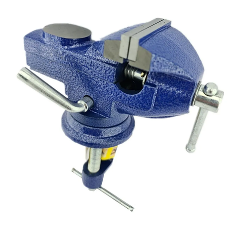 Tornillo De Banco Mesa Base Gitaroria 50 Mm Crow-0