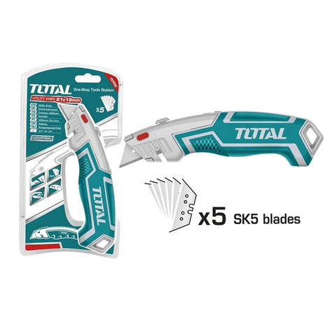 Cuchillo Cartonero Retráctil Total Tht5116118-1