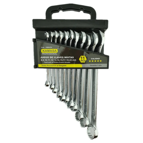 Set De Llaves Punta - Corona 11 Piezas Km6454-0