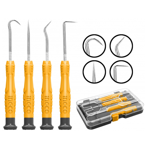 Set Ganchos Y Puntas Multiuso Auto 4 Pcs Ingco-1