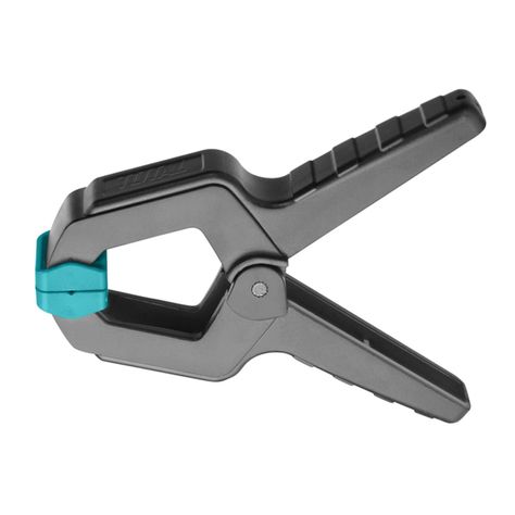 Pinza Abrazadera Con Resorte 6 Pulgadas P/ Carpinteria Total-0