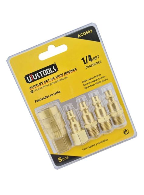 Accesorio Acoples Rapido P/ Compresor 5pcs Uyus-1