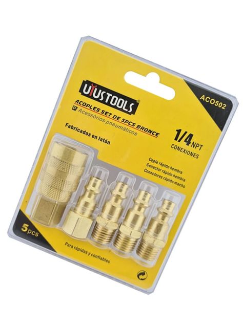 Accesorio Acoples Rapido P/ Compresor 5pcs Uyus-2