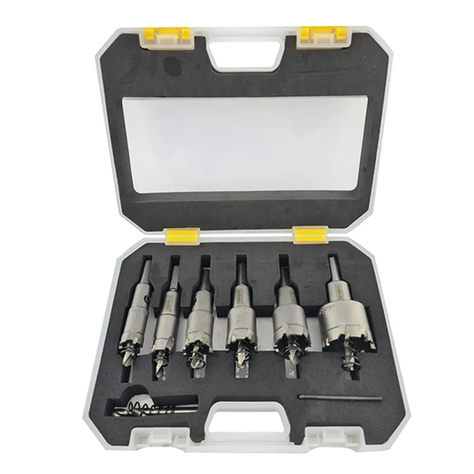 Broca Copa Tct Punta Carburo P/ Metal 6pcs Km1879-0