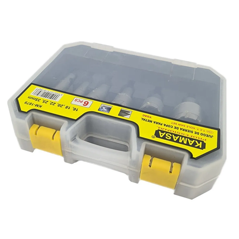 Broca Copa Tct Punta Carburo P/ Metal 6pcs Km1879-1