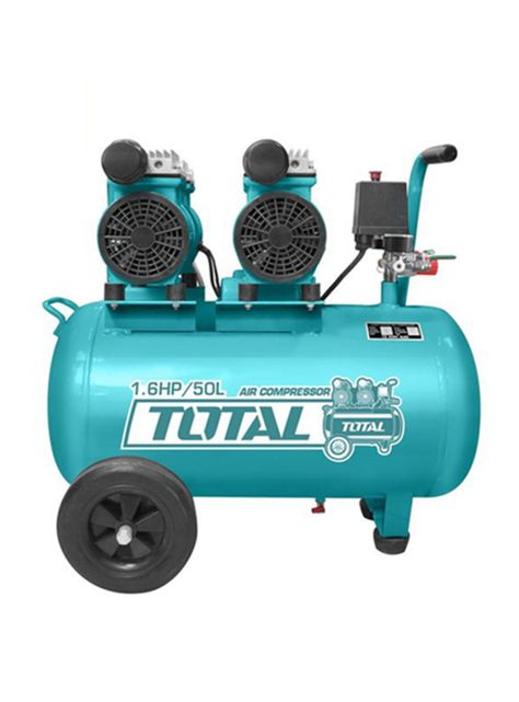 Compresor De Aire Insonoro 50lts 1.6hp Total Tcs2150502-0