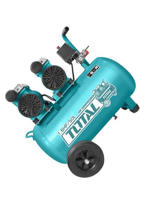 Compresor De Aire Insonoro 50lts 1.6hp Total Tcs2150502-1