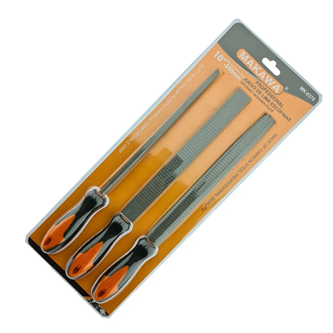 Limas Escofinas P/ Madera 10 Pulgadas 3 Pcs Mk0370-0