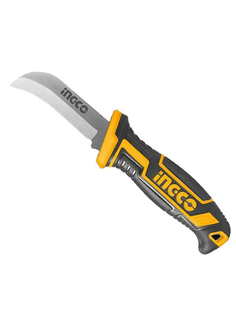 Cuchillo Pelacables Curvo 200mm Ingco Hpk82001   -0