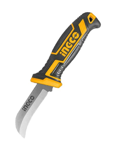 Cuchillo Pelacables Curvo 200mm Ingco Hpk82001   -2