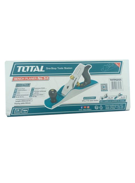 Cepillo Carpintero Manual N° 5 Para Madera Total Thtp0205-2