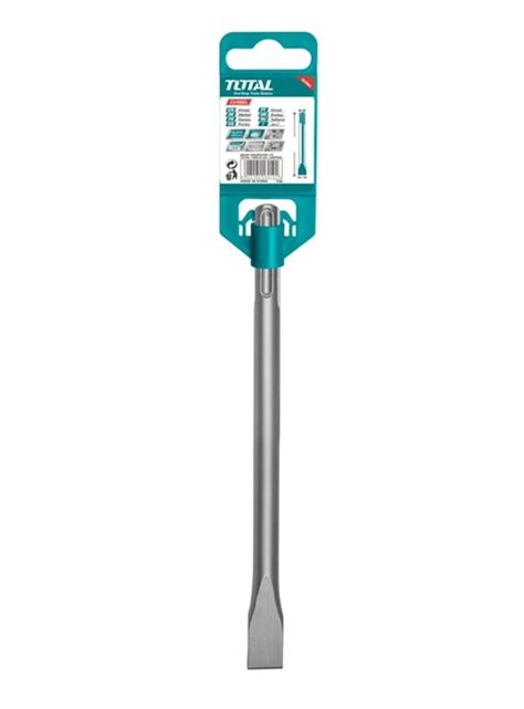 Cincel Plano Para Rotomartillo Sds Max 18mm Total-0
