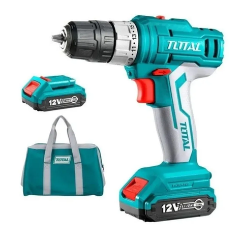 Taladro Atornillador Inalambrico 12v 2bat Total Tdli1222-0