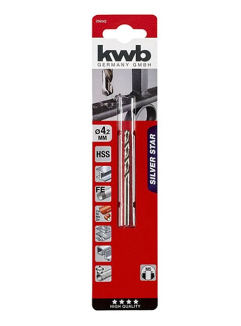 Broca Para Metal Hss 4.2mm Kwb 206542-1