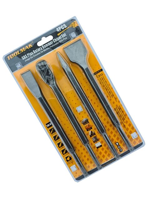 Set De Broca Para Rotomartillo Sds Plus 4 Pcs Tmk-1