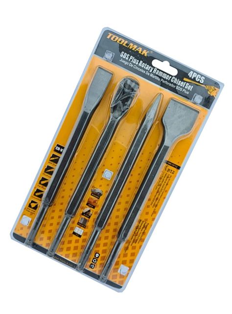 Set De Broca Para Rotomartillo Sds Plus 4 Pcs Tmk-2