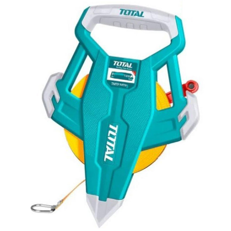 Huincha De Medir Fibra 100mts Total Tmtf131006-0