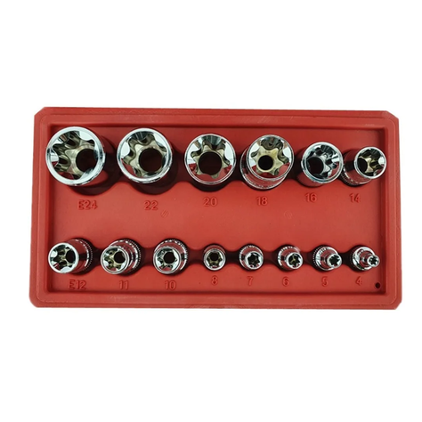 Kit Set Juego De Dados Torx Estrella Hembra 14 piezas-2