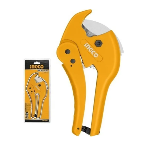 Tijera Cortador De Tubo Pvc Y Plastico Ingco Hpc0442-1