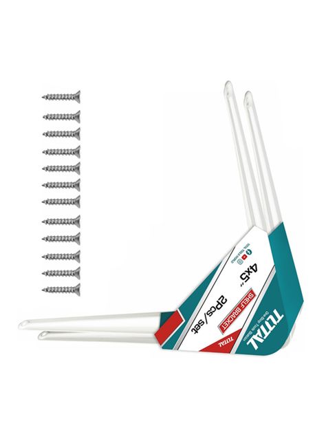 Soporte Escuadra Para Repisa Estante 2 Unds 4''x5'' Total-1