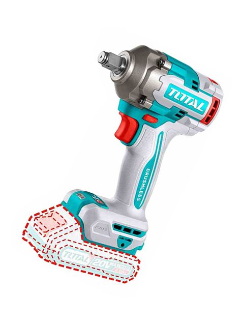 Taladro Pistola Llave Impacto 20v Total Tiwli20401-1