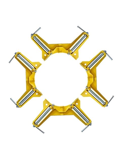Pack 4 Prensa Esquina Esquinera Para Madera Toolmak Tmk19212-0