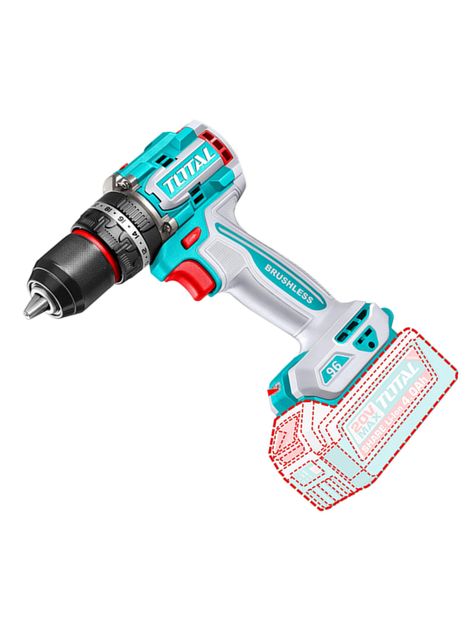 Taladro Atornillador Percutor 20v Total Tidli209681-2