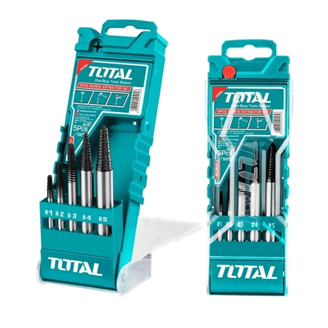 Extractor Tornillo Pernos Cortados 5 Piezas Total-1
